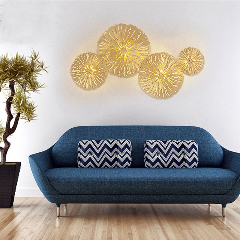 Applique murale moderne LED en forme de feuille de lotus Idda - vue 4 sur 9