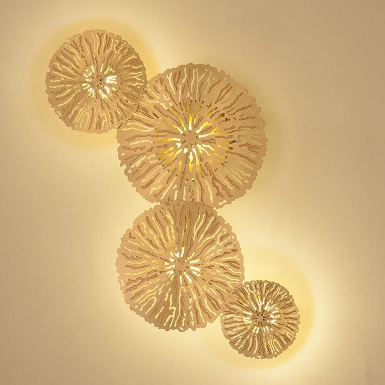 Applique murale moderne LED en forme de feuille de lotus Idda - vue 9 sur 9