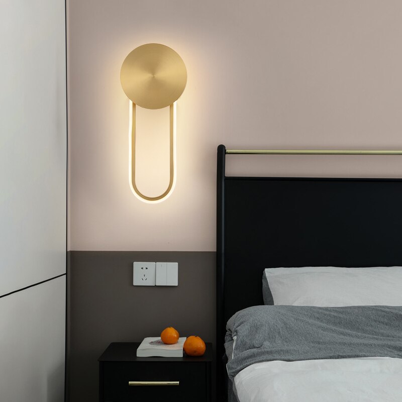 Applique murale design en forme circulaire en cuivre Lotyna - vue 5 sur 5