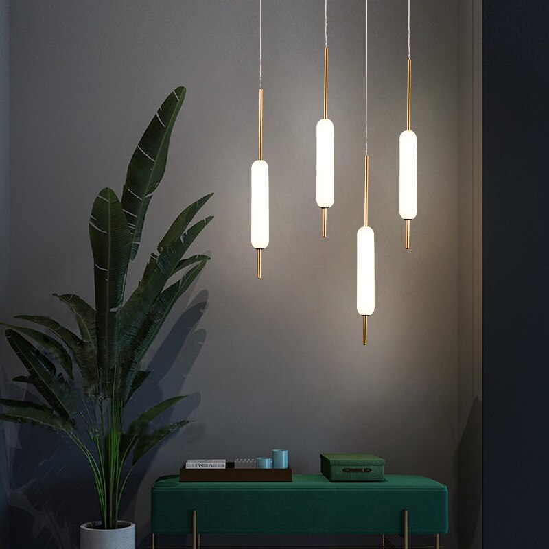 Lustre moderne avec plusieurs lumières suspendues Ritta - vue 2 sur 11
