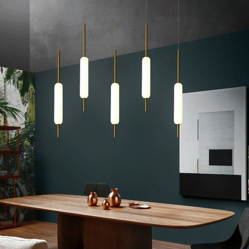 Lustre moderne avec plusieurs lumières suspendues Ritta
