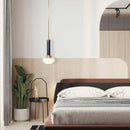 Suspension design à LED en métal dorée et verre Loft