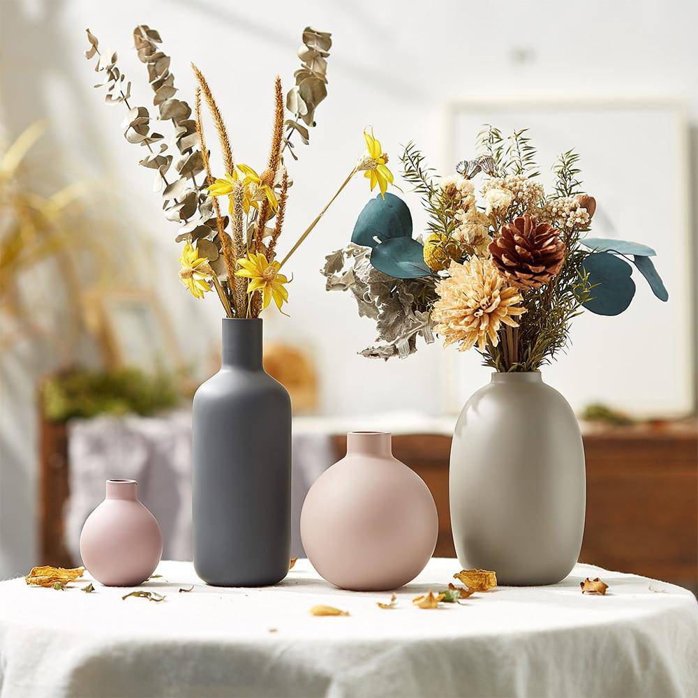 Vase design en céramique colorée Creative - vue 5 sur 10