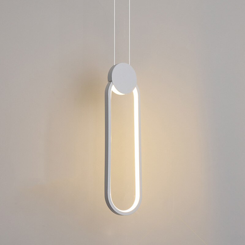 Oryna minimalist geometric LED pendant light - vue 12 sur 19