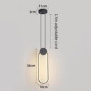 Oryna minimalist geometric LED pendant light