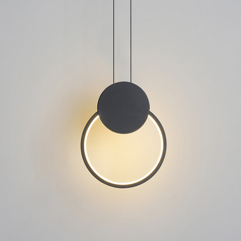 Oryna minimalist geometric LED pendant light - vue 10 sur 19