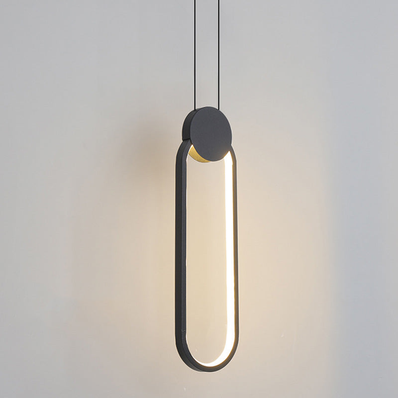 Oryna minimalist geometric LED pendant light - vue 9 sur 19