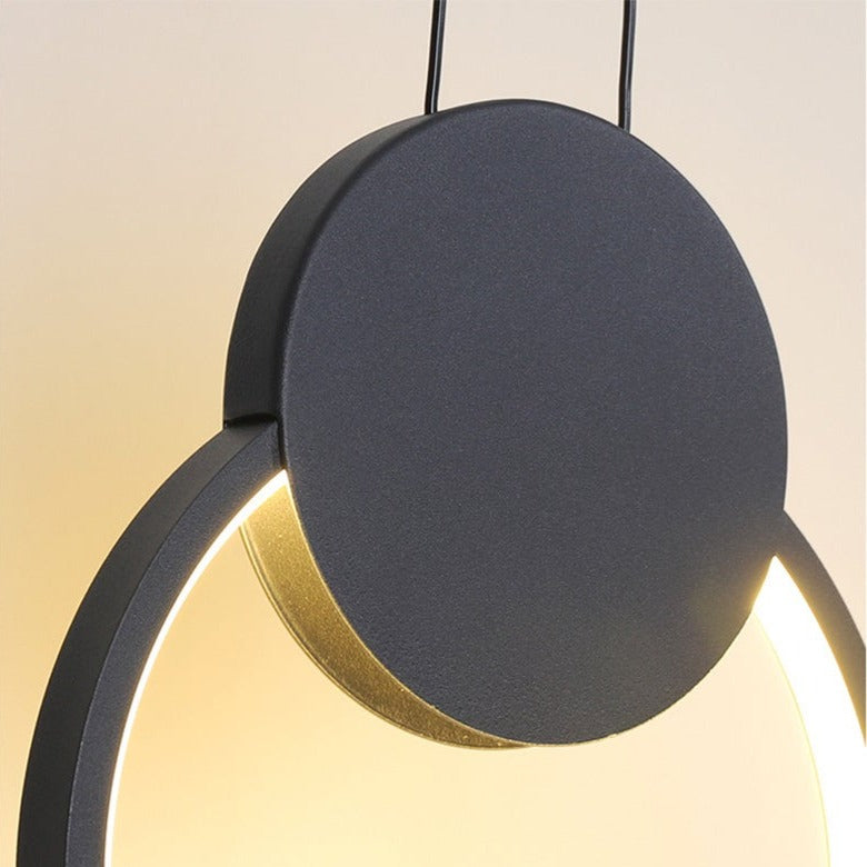 Oryna minimalist geometric LED pendant light - vue 15 sur 19