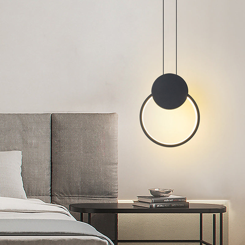 Oryna minimalist geometric LED pendant light - vue 4 sur 19