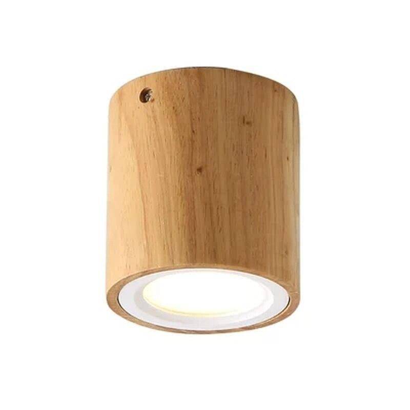 Spot design à LED en bois style Loft - vue 3 sur 5