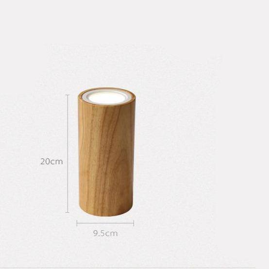 Spot design à LED en bois style Loft - vue 4 sur 5