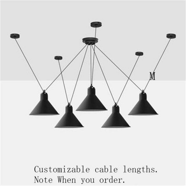Lustre LED design avec plusieurs lampes suspendues Art - vue 10 sur 25