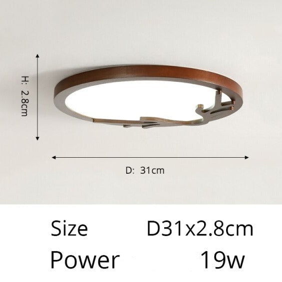 Plafonnier scandinave et rond avec design original Benilde