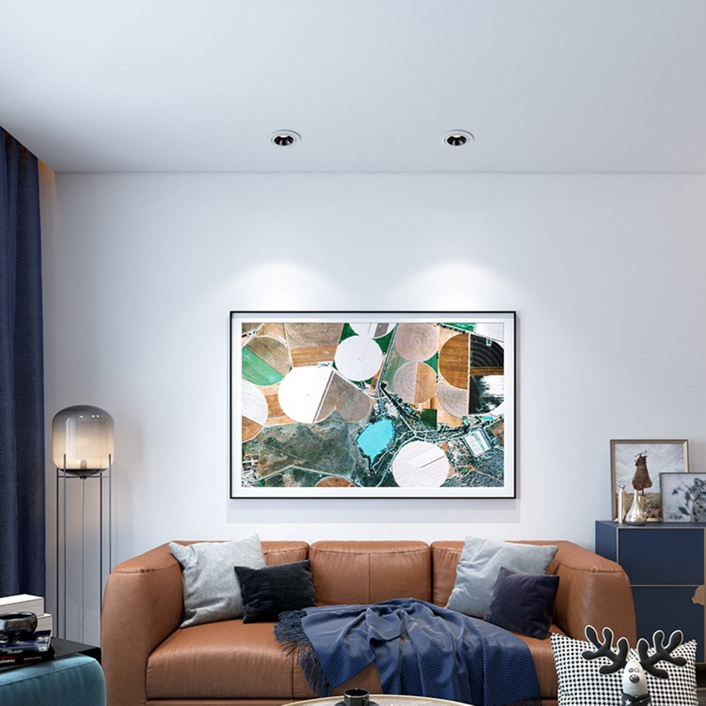 Spot design LED avec angle réglable en aluminium Alora - vue 4 sur 9