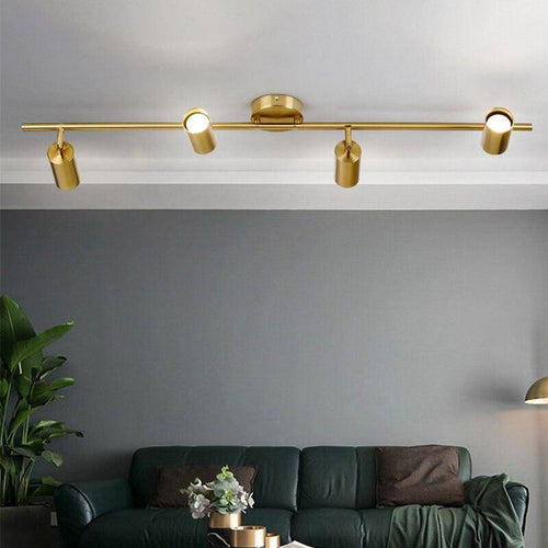 Spot design à LED en métal doré style Hallway - vue 4 sur 10