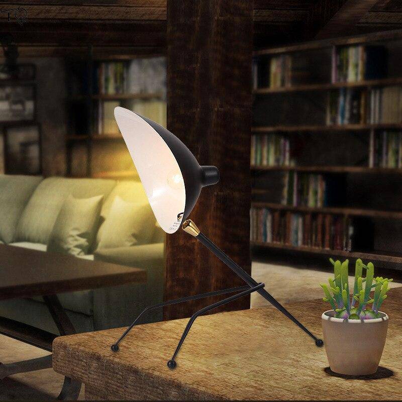 Lampe à poser design à LED en métal style Industriel Loft - vue 3 sur 4