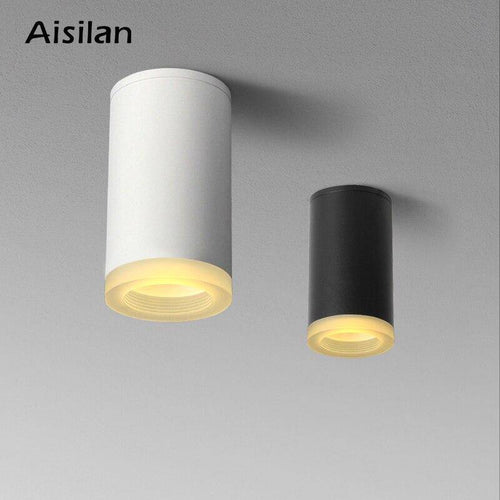 Spot rond design LED cylindre en métal Light - vue 4 sur 5
