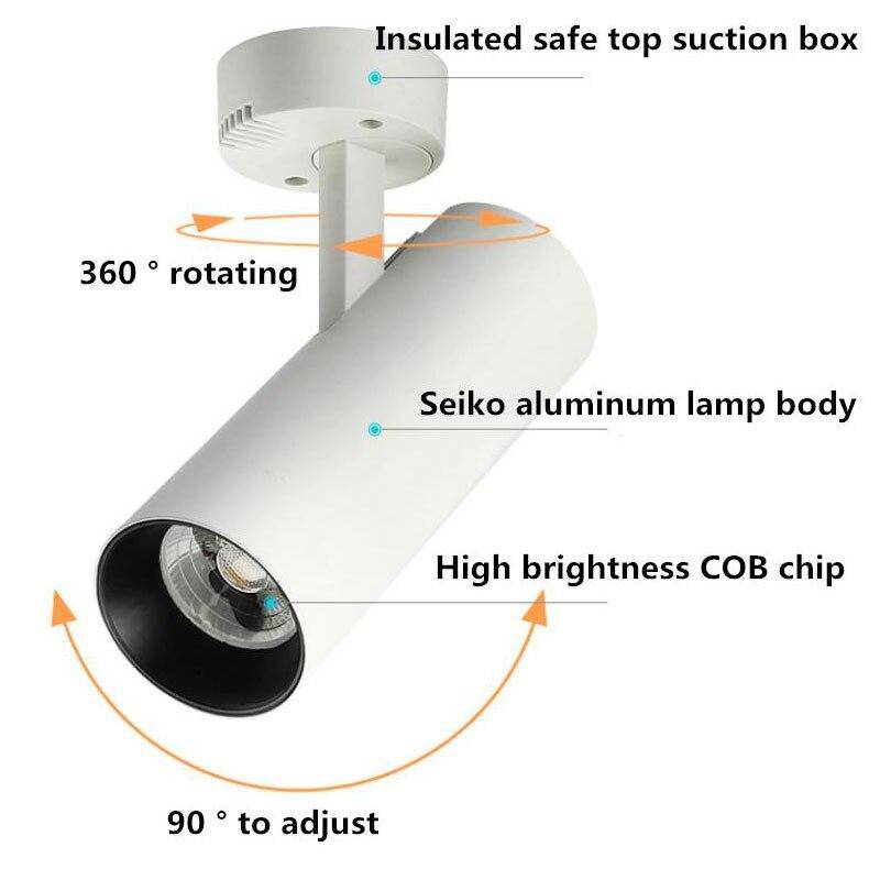 Spot rond LED en cylindre design Verlic - vue 5 sur 5