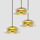 Suspension design ronde en verre LED Glass