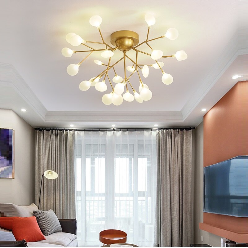 Lustre moderne LED en forme de branche lumineuse Shanna - vue 4 sur 9