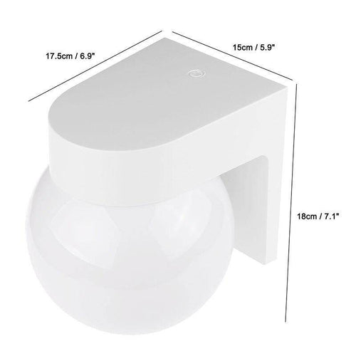Applique murale extérieur boule LED Gate