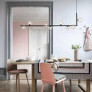 Suspension design LED allongée en métal Kitchen