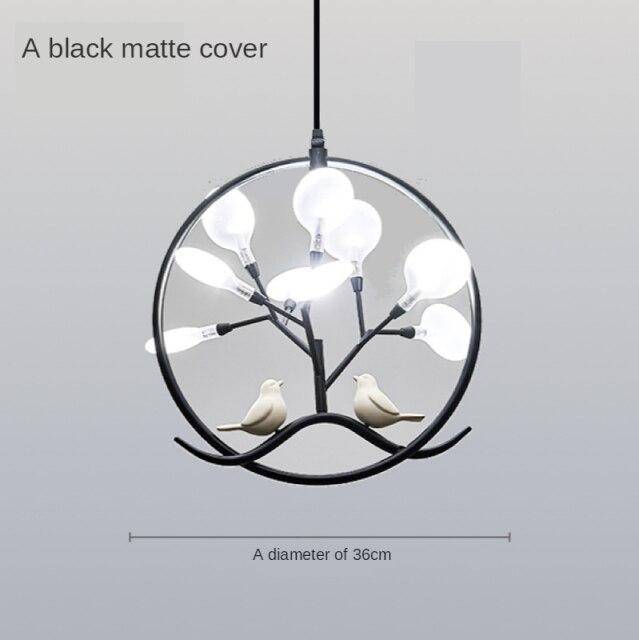 Suspension design LED avec plusieurs branches dorées - vue 4 sur 7