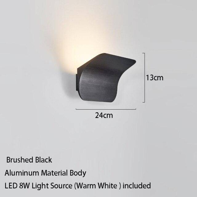 Applique murale design à LED en métal style arrondi Sconce - vue 9 sur 10