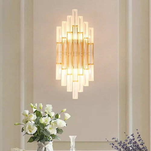 Applique murale moderne LED en verre Lyssia - vue 4 sur 6