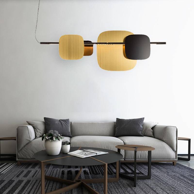 Applique murale design à LED avec plusieurs carrés arrondi en métal Loft - vue 4 sur 7