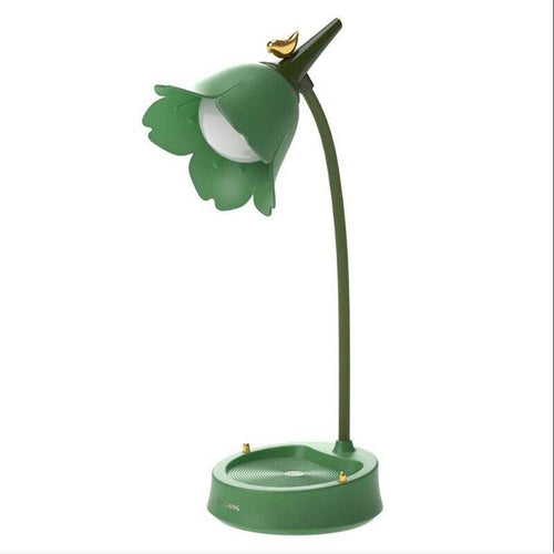 Lampe à poser LED en métal coloré style fleurs - vue 8 sur 7