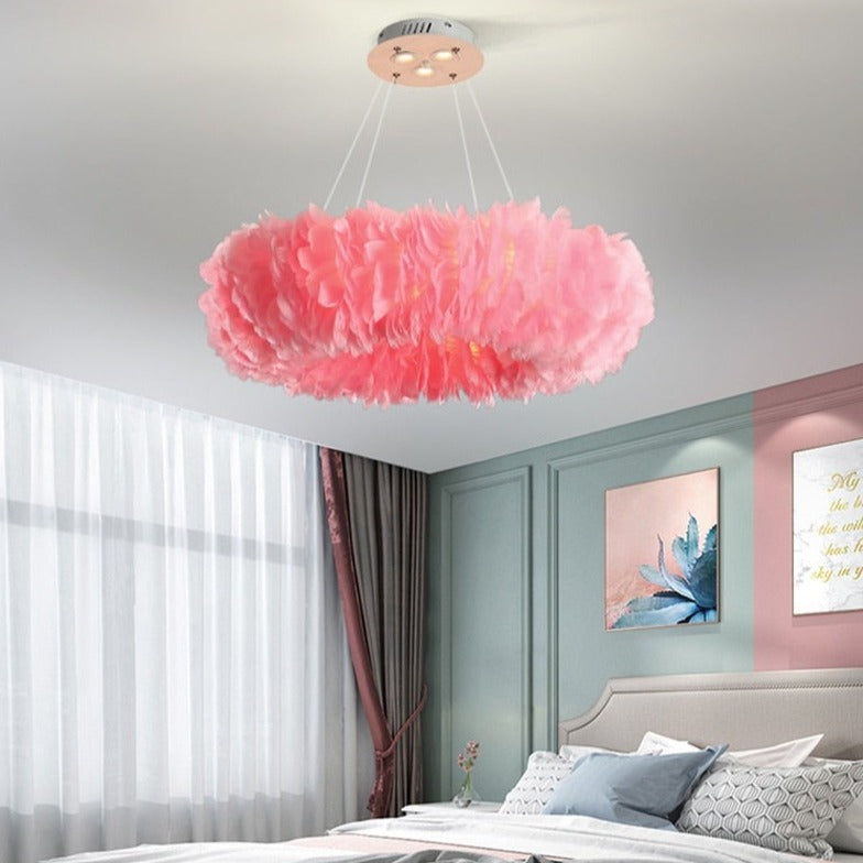 Lustre moderne LED en forme de pivoine Floricenta - vue 4 sur 10