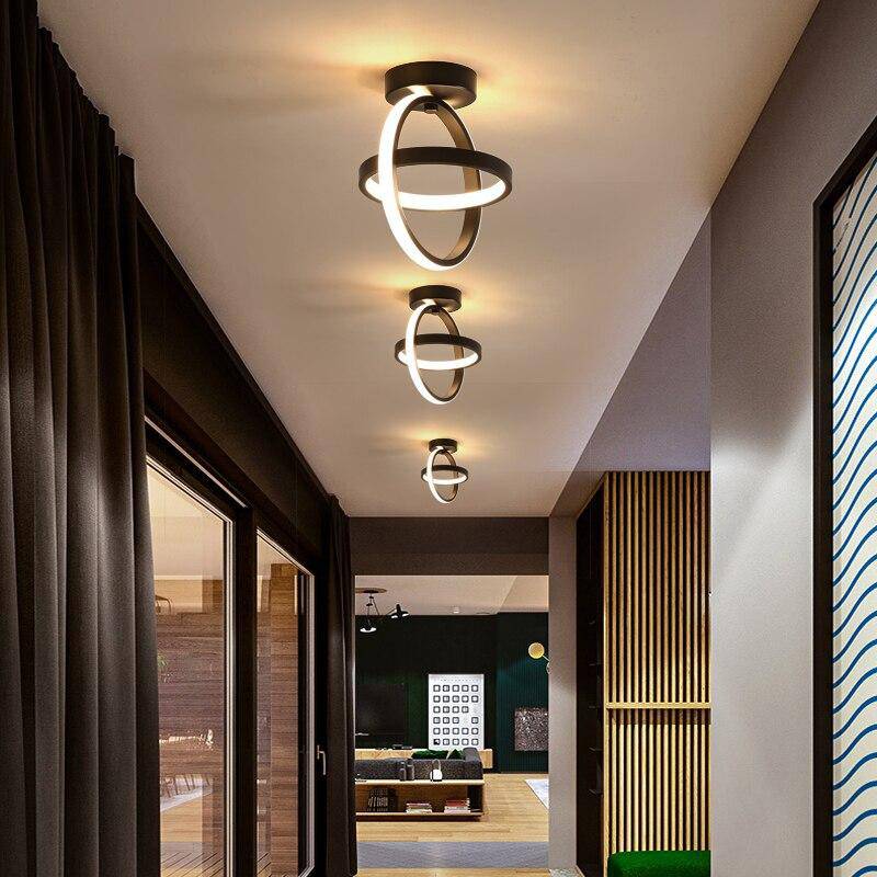 Plafonnier design à LED avec anneau en métal Balcony - vue 3 sur 10