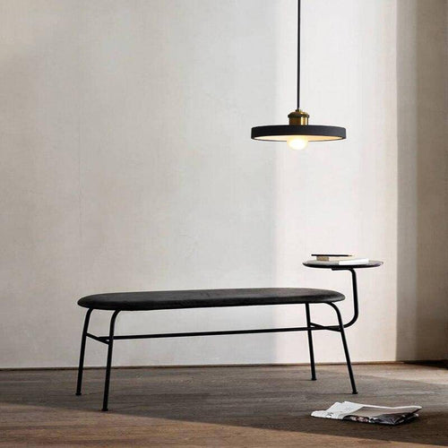 Suspension design à LED en métal avec abat-jour minimaliste Loft