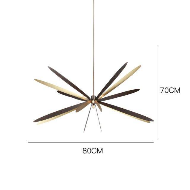 Suspension design à LED avec plusieurs branches en métal Luxury - vue 3 sur 4