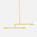 Suspension design à LED en métal avec plusieurs lampes Creative