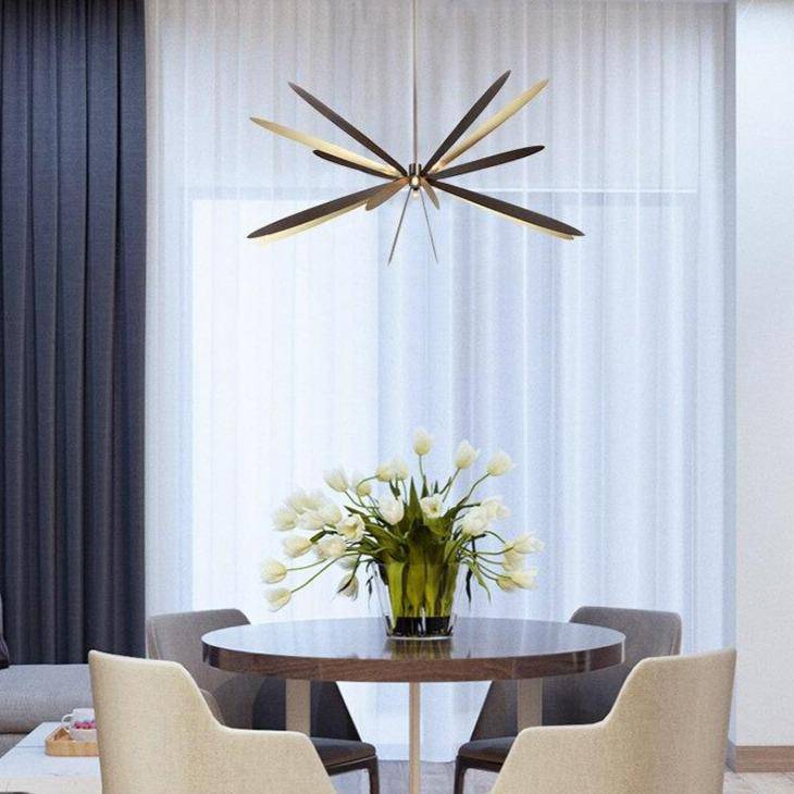 Suspension design à LED avec plusieurs branches en métal Luxury - vue 4 sur 4