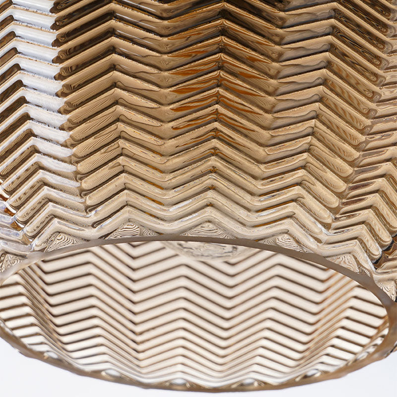 Suspension moderne en verre fumé (plusieurs formes) Guezra