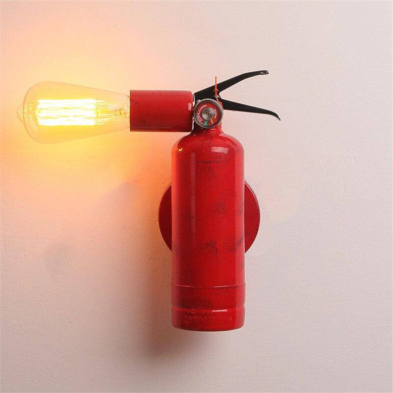 Applique murale moderne à LED style extincteur en métal rouge Kids - vue 3 sur 3
