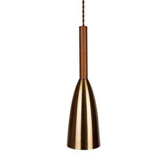 Suspension design à LED avec abat-jour en métal Industriel