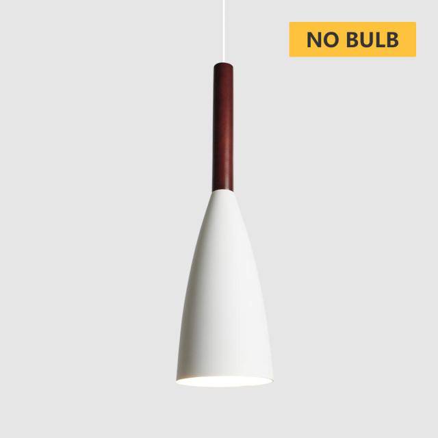Suspension design à LED avec abat-jour en métal Industriel