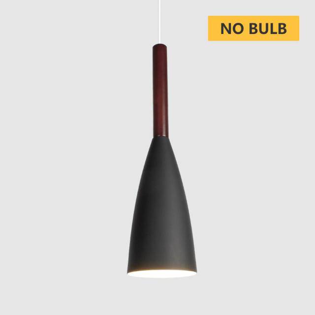 Suspension design à LED avec abat-jour en métal Industriel