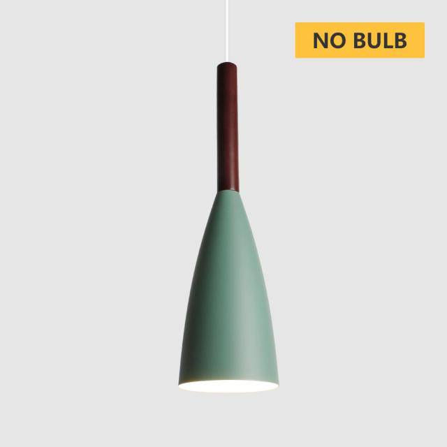 Suspension design à LED avec abat-jour en métal Industriel
