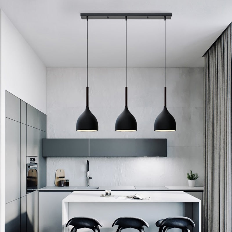 Suspension moderne LED minimaliste en métal Willo - vue 9 sur 31