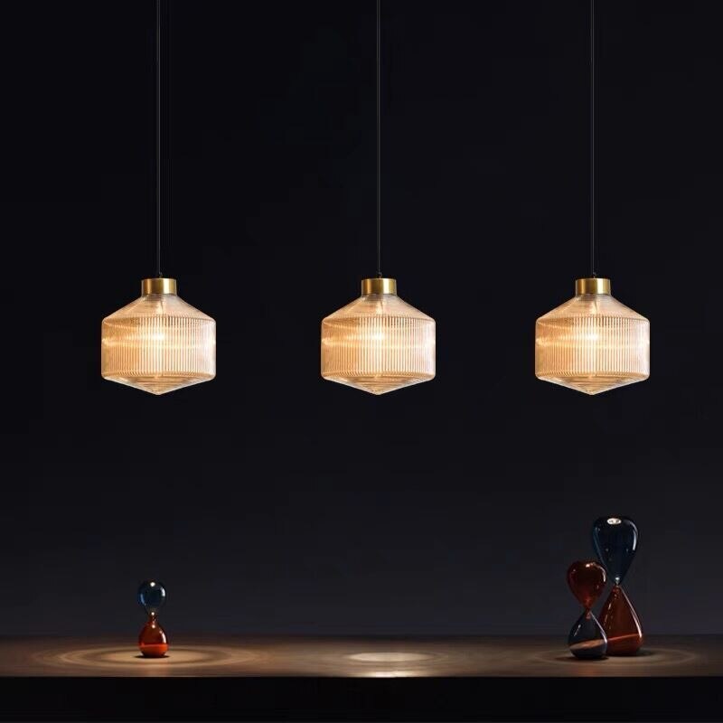 Suspension en verre moderne Raina - vue 6 sur 9