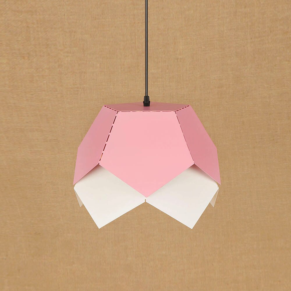 Suspension moderne LED abat-jour fleur style origami Daisuke - vue 5 sur 7
