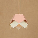 Suspension moderne LED abat-jour fleur style origami Daisuke
