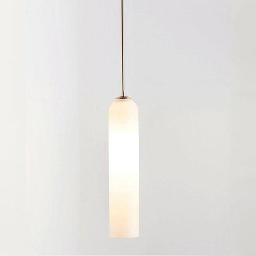 Suspension design à LED cylindre en verre Creative - vue 7 sur 7