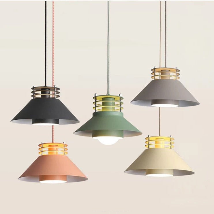 Suspension moderne à LED en métal Elna - vue 5 sur 8