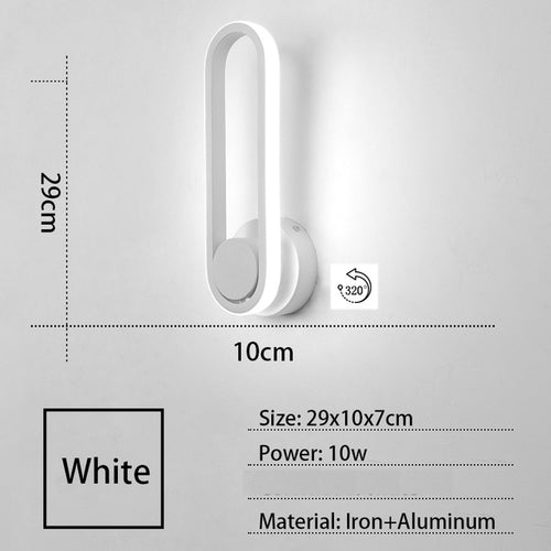Applique murale moderne LED avec des formes originales Atticus